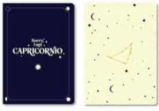 tantanfan pack 2 cuadernos grapados a6 horoscopo negro - capricornio-8432715139119