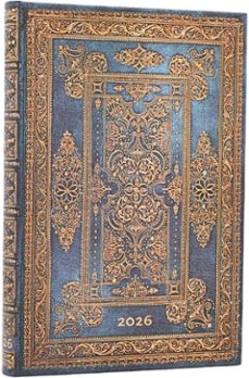 agenda de 12 meses paperblanks lujo azul mini apaisada-9780349712529