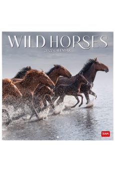calendario 2027 pared 30x30 horses legami-8052694130039