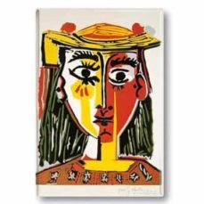 iman de nevera - busto de mujer con sombrero - picasso-5038680003559