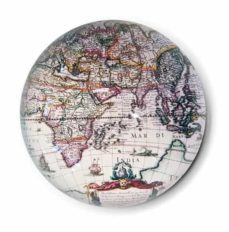 pisapapeles redondo - antique maps - map of the world-5038681056189