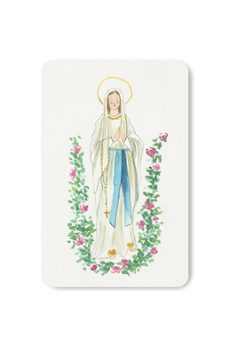 estampita virgen de lourdes-8436615388899