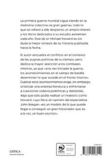 la primera guerra mundial-michael howard-9788491998419