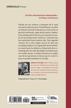 historia social de la literatura y el arte (vol. ii): desde el ro coco hasta la epoca del cine-arnold hauser-9788497932219