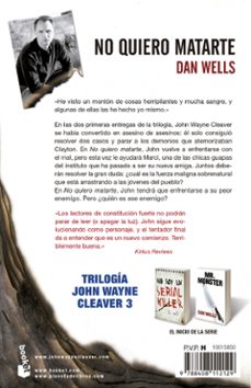 no quiero matarte-dan wells-9788408112129