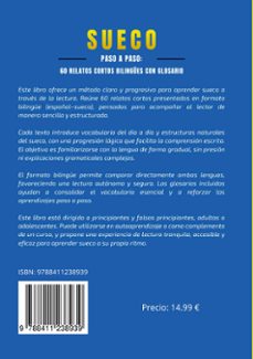 sueco paso a paso: 60 relatos cortos bilingues con glosario-daniel rivas-9788411238939
