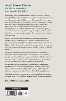 un dia de setembre i uns quants d octubre (inspector mascarell 10 )-jordi sierra i fabra-9788417444839