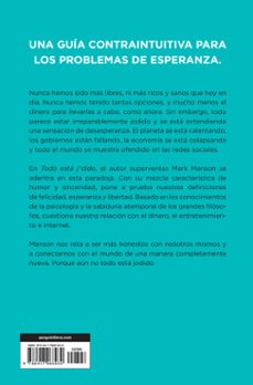 todo esta j*dido: un libro sobre la esperanza-mark manson-9788417968939