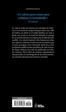 segundo libro de cronicas-antonio lobo antunes-9788439710639