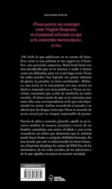 querido capullo-virginie despentes-9788439739739