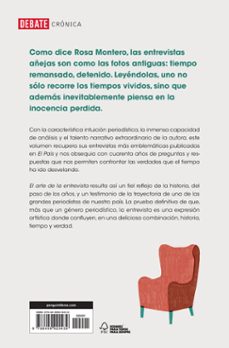 el arte de la entrevista: 40 años de preguntas y respuestas-rosa montero-9788499929439