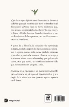 anatomía de la esperanza  (premio josep pla 2026)-francesc torralba-9788423369249