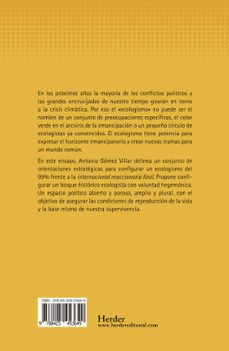 un ecologismo del 99%-antonio gomez villar-9788425453649