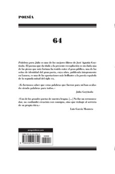 palabras para julia (3ª ed.)-jose agustin goytisolo-9788426427649