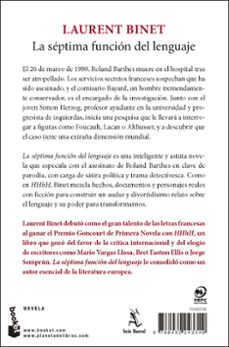 la septima función del lenguaje-laurent binet-9788432243349
