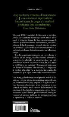 actos humanos-han kang-9788439745549
