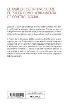 el poder. un nuevo analisis social-bertrand russell-9788490563649