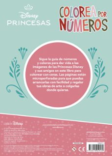 princesas. colorea por números con ceras-9788410029569