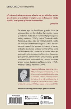 judios, moros y cristianos y otros escritos de viaje-camilo jose cela-9788466342469