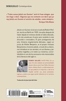jakob von gunten-robert walser-9788490323069