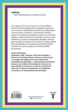 los orígenes de la ciencia moderna-herbert butterfield-9788430622979