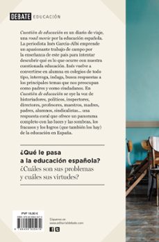 cuestion de educacion-ines garcia albi-9788499925479