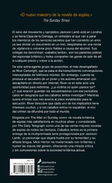 caballos lentos (serie jackson lamb 1)-mick herron-9788416237289