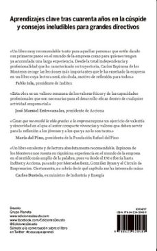 cosas que me enseñó la vida gracias a la empresa-carlos espinosa de los monteros-9788423428489