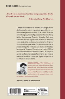 tiempos criticos-george orwell-9788466363099