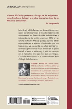 ciudades de la llanura-cormac mccarthy-9788497937399