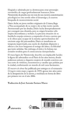 el maestro de almas-irene nemirovsky-9788498382099