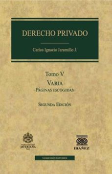 derecho privado (ebook)-carlos ignacio jaramillo j.-4099995591309