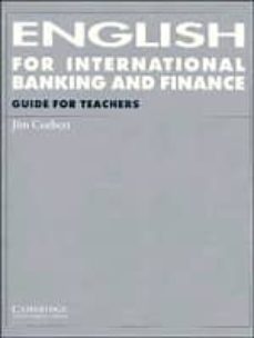 english for international banking and finance: guide for teachers-9780521320009