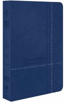 santa biblia de promesas reina valera 1960- tamaño manual, letra grande, azul / spanish promise bible rvr 1960- handy size, large-9780789925909