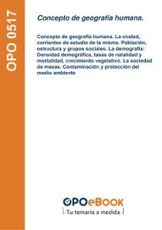 concepto de geografia humana. (ebook)-9781524317409