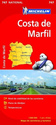 costa de marfil 2012 (1:800000) (ref. 747) (mapa national)-9782067172609