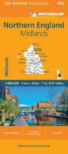 mapa regional northern england, midlands 11502-9782067263109