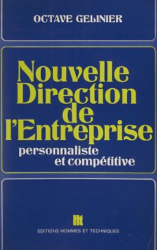 nouvelle direction de l'entreprise (ebook)-octave gelinier-9782307634409