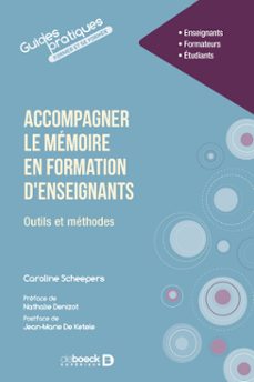 accompagner le memoire en formation d'enseignants (ebook)-9782807372009
