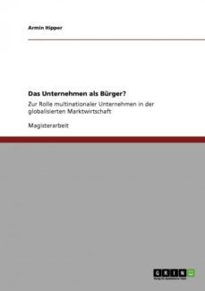 das unternehmen als burger-9783640235209