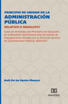 principio de unidad de la administración pública (ebook)-ruth de los santos mazara-9786527061809