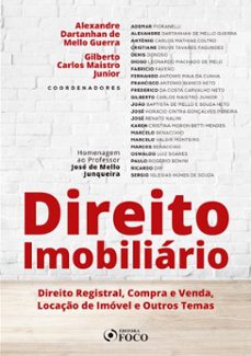direito imobiliario: direito registral, direito notarial, locaço de imovel e outros temas - 1 ed - 2019. (ebook)-alexandre dartanhan de mello guerra-gilberto carlos maistro junior-9786561207409
