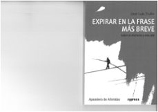expirar en la frase más breve-jose luis trullo-9788412322309