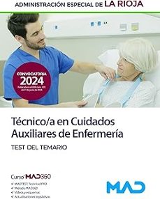 tecnico/a en cuidados auxiliares de enfermeria de la administracion especial de la comunidad autonoma de la rioja-9788414284209