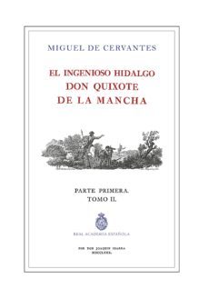 el quijote de la rae -parte primera- tomo ii (ed. ilustrada e impresa por ibarra, 1780)-miguel de cervantes saavedra-9788415131809