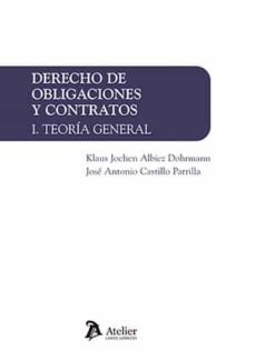 derecho de obligaciones y contratos i. teoria general-9788418780509