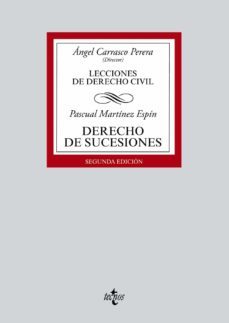 derecho de sucesiones: lecciones de derecho civil (2ª ed.)-pascual martinez espin-9788430970209