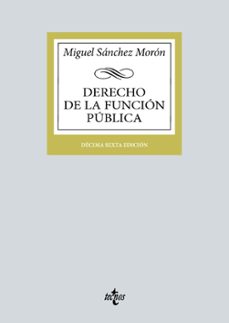 derecho de la función pública (ebook)-miguel sanchez moron-9788430988709