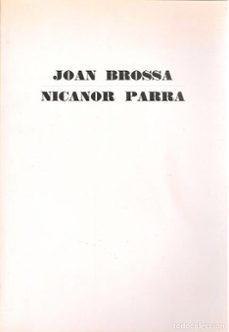 joan brossa ; nicanor parra (catalogo de exposicion)-9788437009209