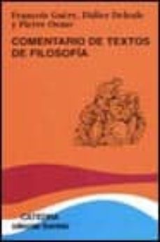 comentario de textos de filosofia-9788437611709